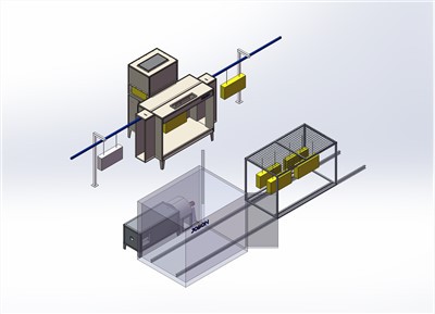 Přizpůsobená linka ručního elektrostatického práškového lakování